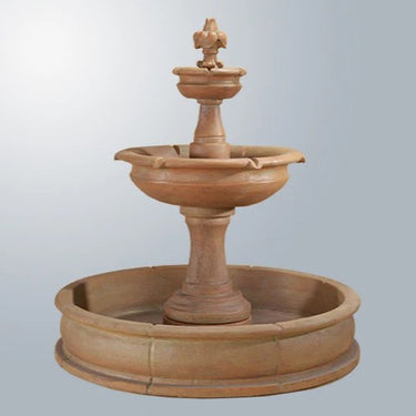Giannini Garden Fleur De Lis Pond Fountain